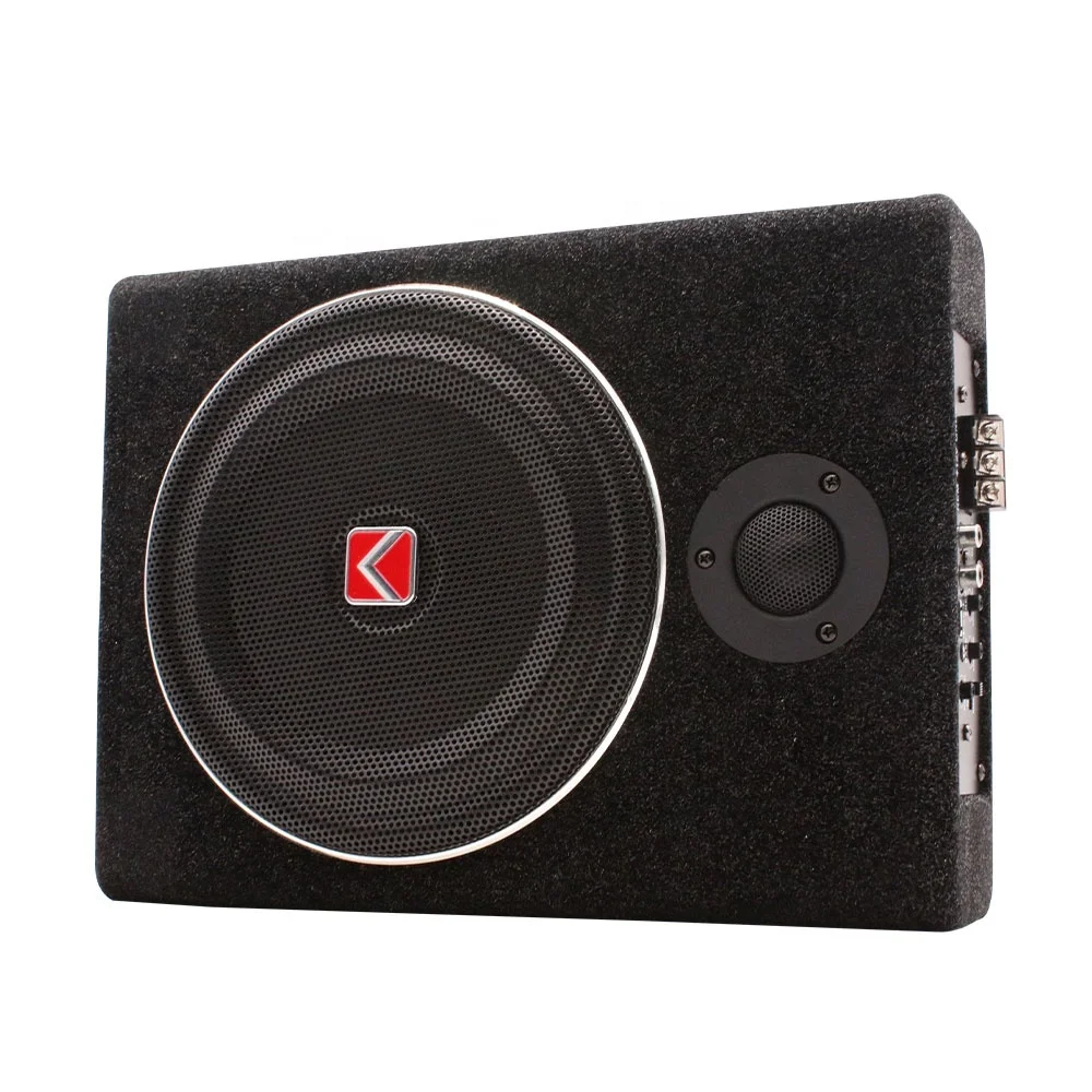 wholesale super thin 12V 8 inch Dj subwoofer 600W car flat audio subwoofer high quality car audio underseat subwoofer