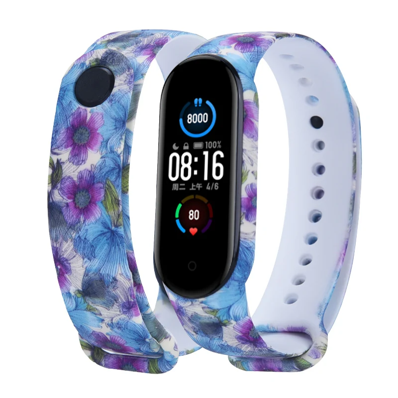 
New design silicone strap smart watch mi band For Xiaomi Mi 3 4 5 Band 
