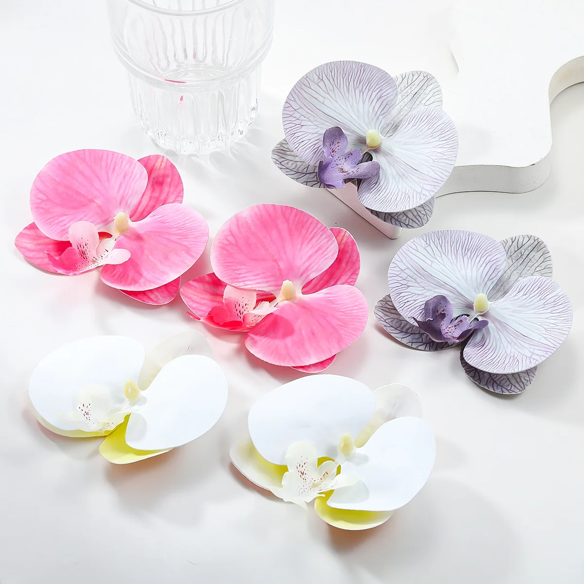 2024 Fashion Jewelry Women Wholesale Large Women Flower Punk Hip Hop Korean Earrings Big Butterfly Orchid Flower Earrings Women