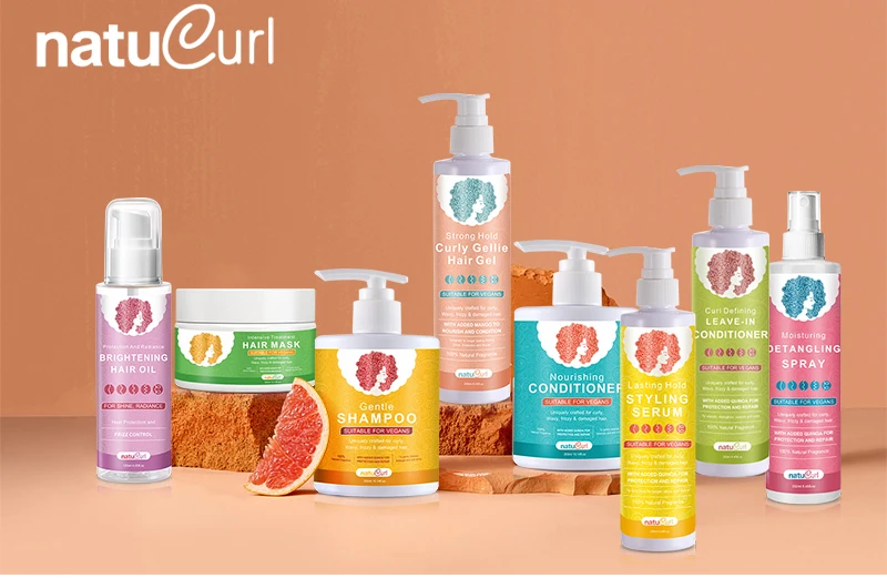 Private Label Curly Hair Products Moisturizing Hydrating Detangling Spray Hair Curl Detangle Spray For All Curly Hair