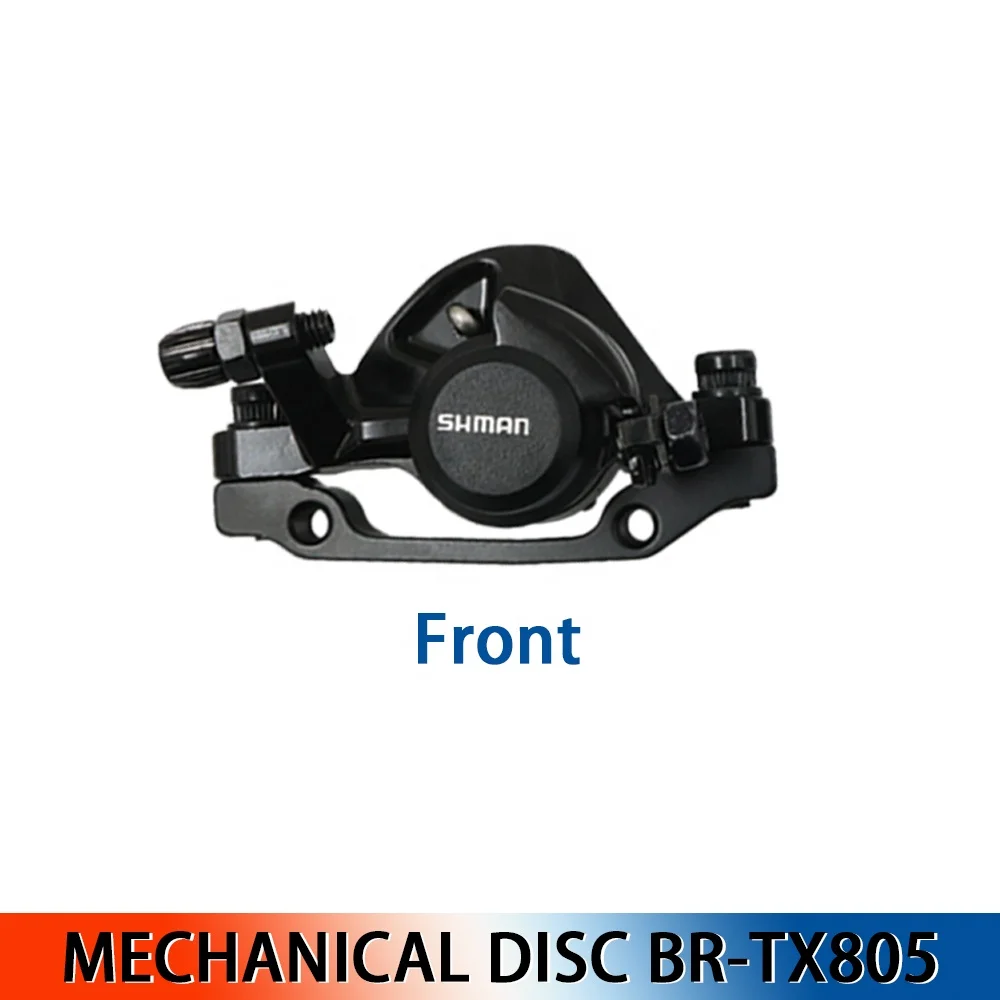 BR-TX805 bicycle Mechanical Disc Brake Calipers with Resin Pads caliper TX805 with Bolts