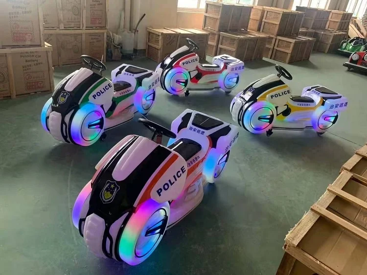 Детский Электрический Полицейский Автомобиль детский бампер парк развлечений электрический мотоцикл с аккумулятором для продажи детские электрические