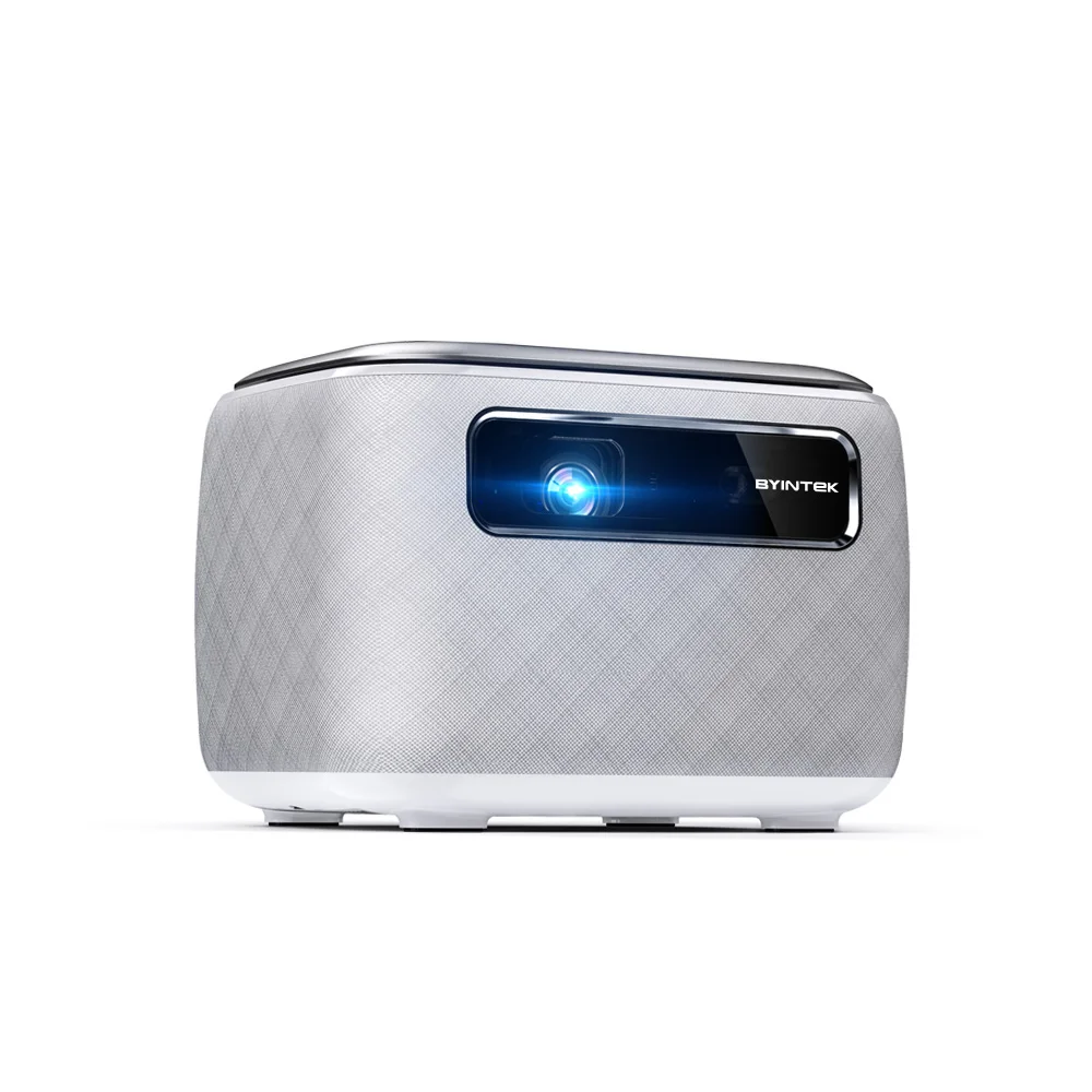 Byintek R20 3D Smart Android Portable Hologram Mini Projector Portable Wifi Auto Focus Battery Beamer 4K Home Cinema Projector