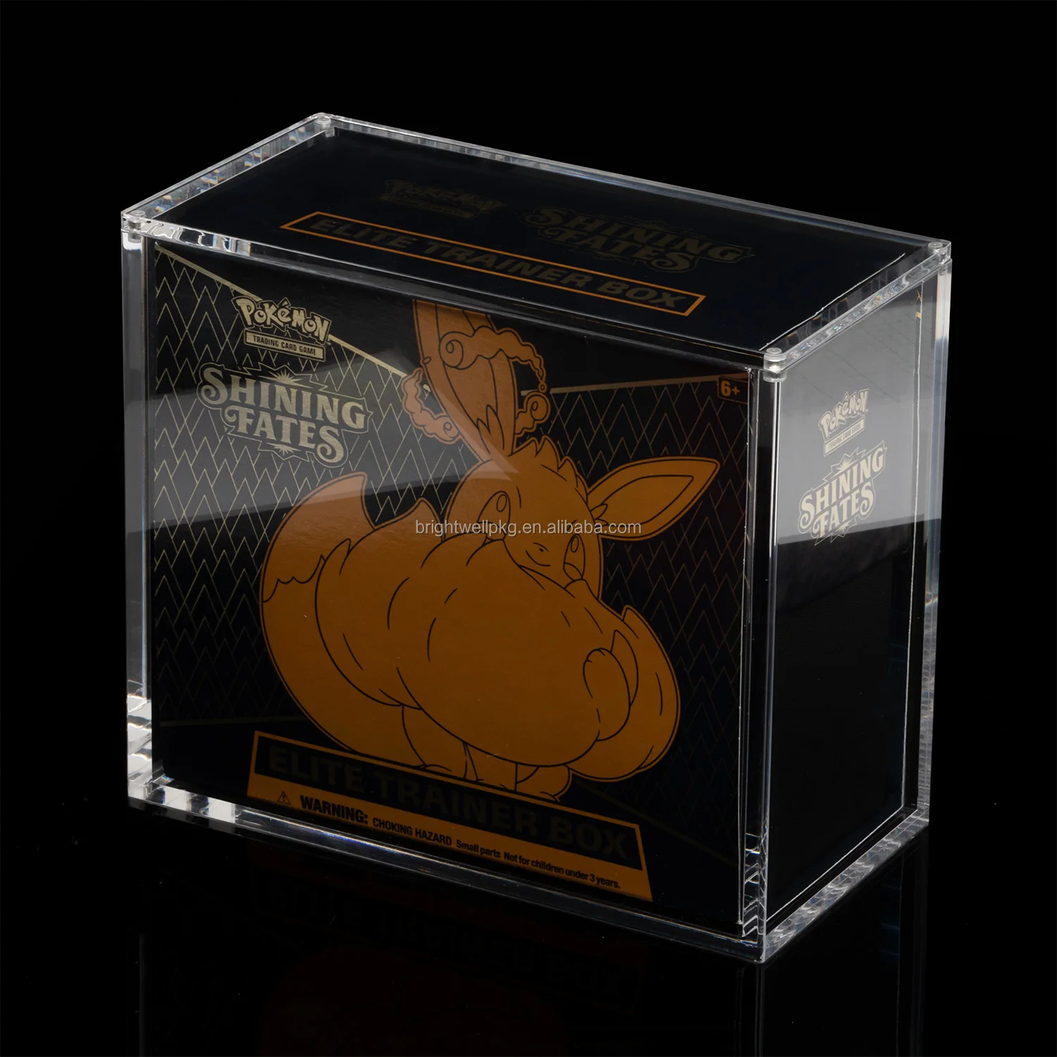 Прозрачный акриловый чехол с магнитной крышкой