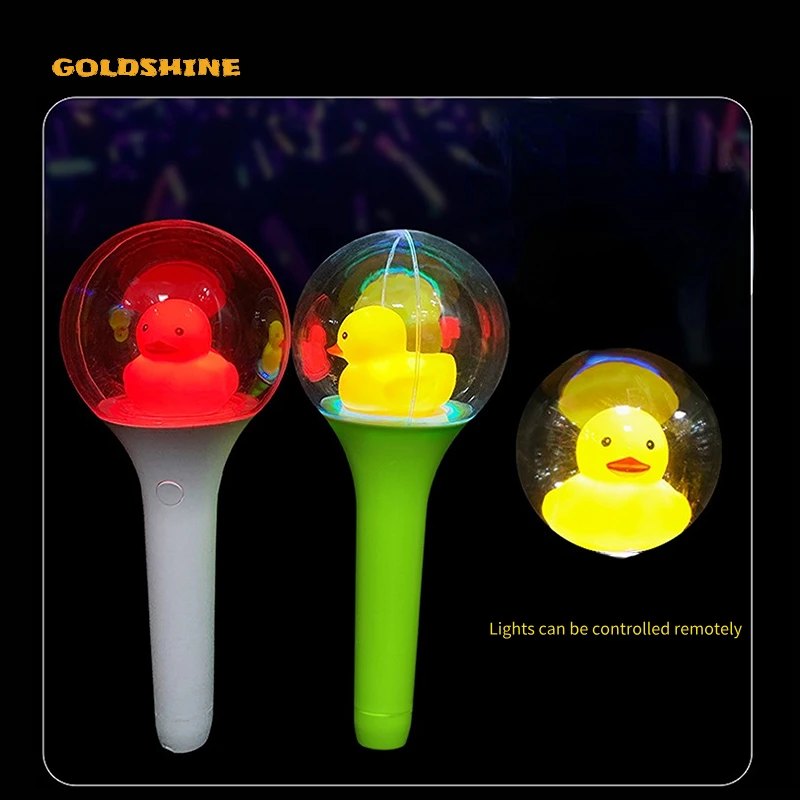 OEM Kpop Seventeen Fans Meeting Concert Custom Logo LED Light up Stick Hand Wand Glow in the Dark Candy for Usage