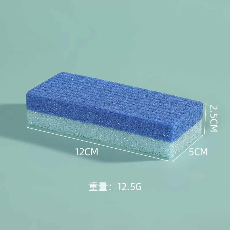 Wholesale Foot Care 2 in 1 Double Side Disposable Callus Remover Foot Scrubber PU Pumice Sponge Stone Natural for Feet