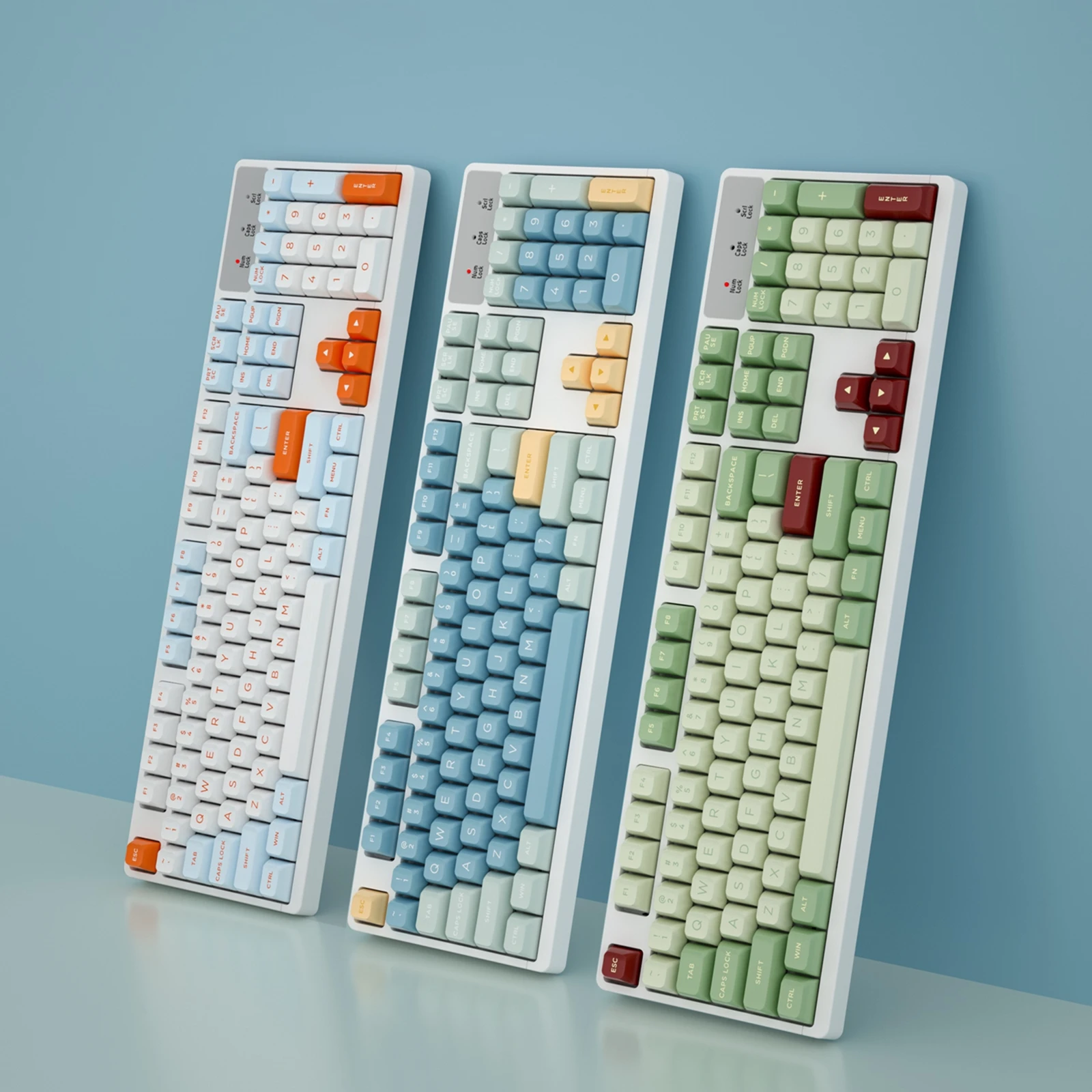 HZGAMER Mechanical Keyboard PBT Keycap for 61 64 68 84 Keys 60% 75% 80% ASA Profile Keys Double Shot Keycaps