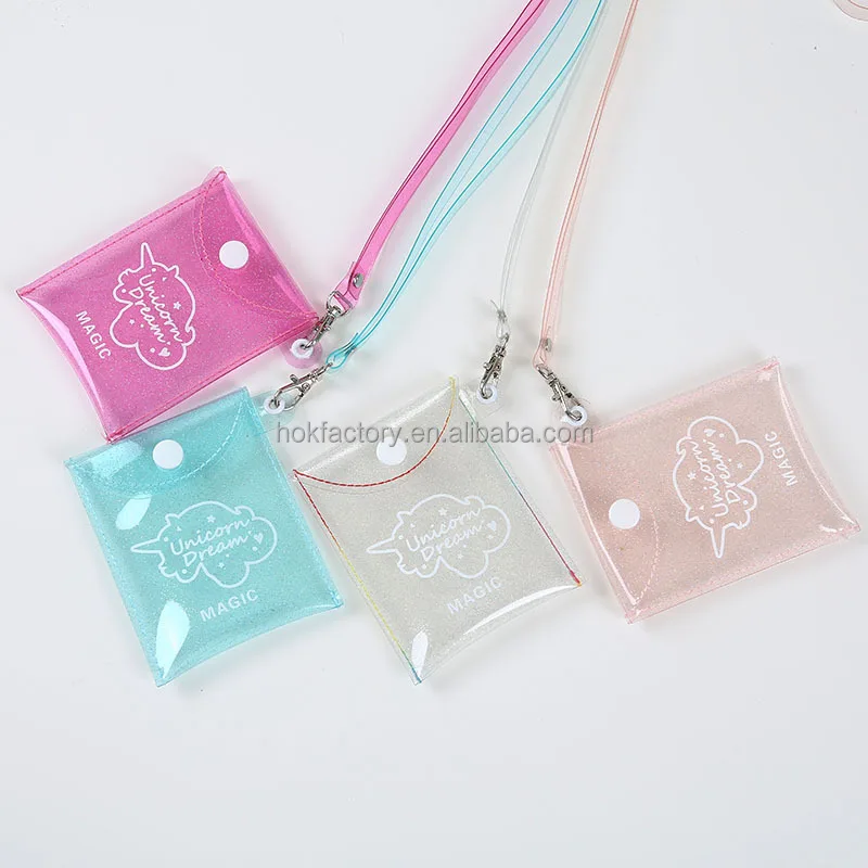 Hot little girls Mini purse and handbag for kids Clear crossbody Bag Girls Small Coin purse bag box Clear bag purse