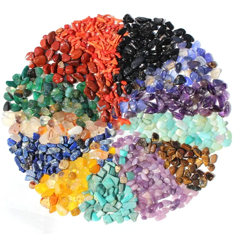 Hot sale good polished  mixed material Crystal Gravel Stone crystal chips