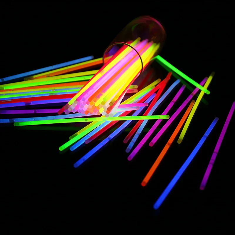 Wholesale Neon Party Glow Necklaces And Bracelets With Connectors Decorations Light In The Dark Sticks