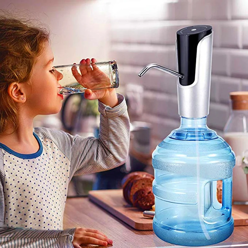 Мини сенсорный насос для горячей и холодной воды портативный Электрический автоматический дозатор воды Usb перезаряжаемый насос для кемпинга путешествия