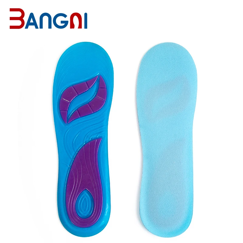 Manufacture Mens Cushion Inner Sole Tpe Foot Inserts Gel Sole Inserts for Shoes