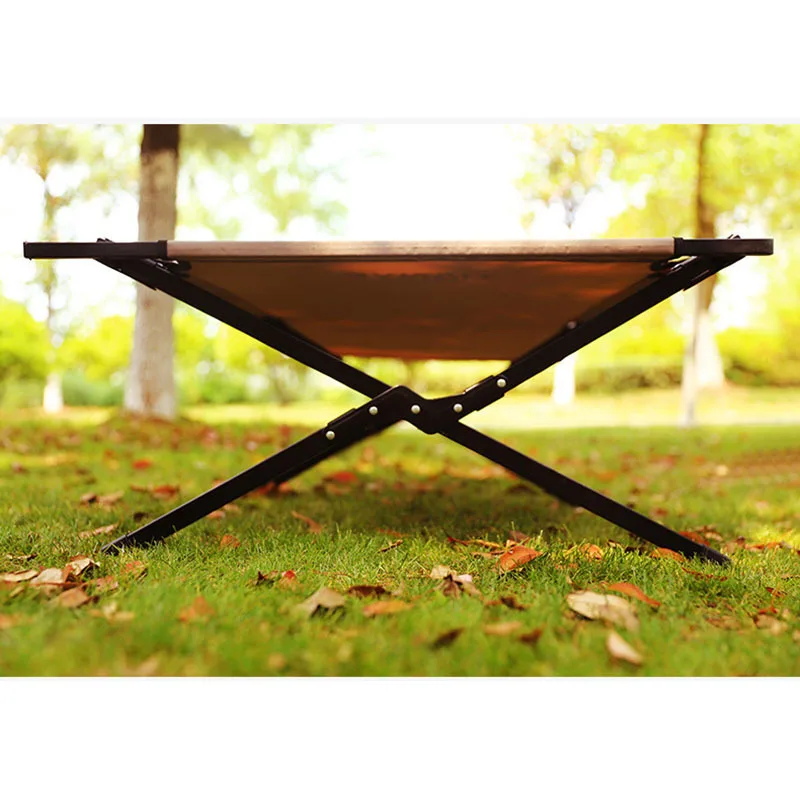 Outdoor Portable Lightweight Single Folding Beach Bed Camping Equipment Cot