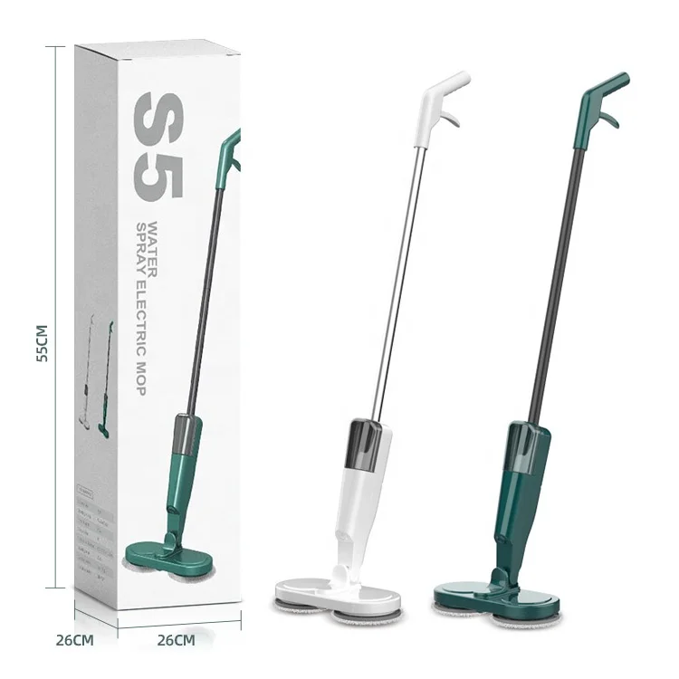 mopping with water tank Wet and Dry USB rechargeable cleaner house floor Electric water spray mop