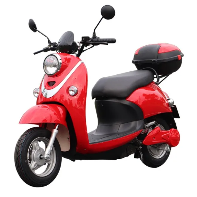 800w 60v Chinese classic CKD electric scooter retro Italian style motorcycle detachable lithium battery lead acid battery