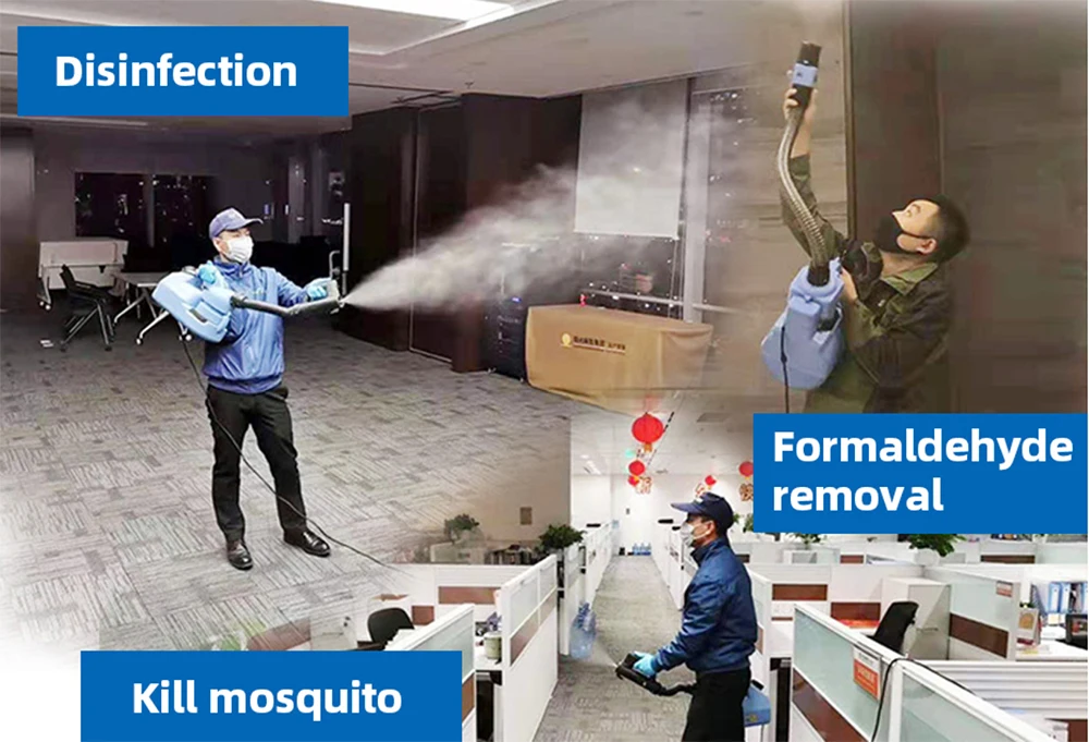 110V/220V  Mosquito Fogging Machine Intelligent Ultra Low Capacity Fogger Machine Electric ULV Cold Fogger Sprayer