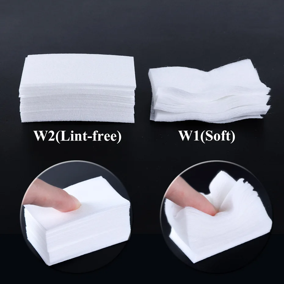 Hot sale Nail Polish Remover Wraps Pure Cotton Paper Wipe Degreaser Pads Soak Off Lint-Free Napkins for Manicure Tools