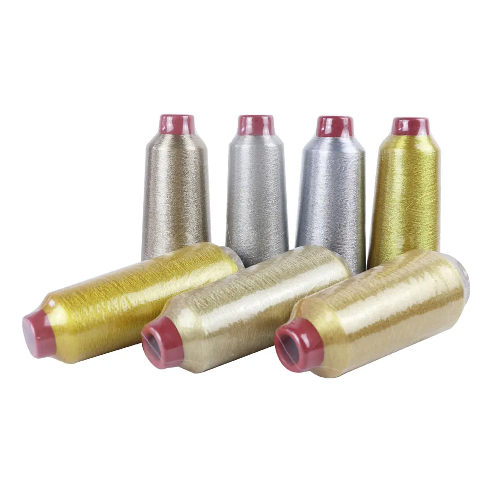 Competitive Price MS Type 75D Polyester Metallic Yarn for Computer Embroidery Sewing