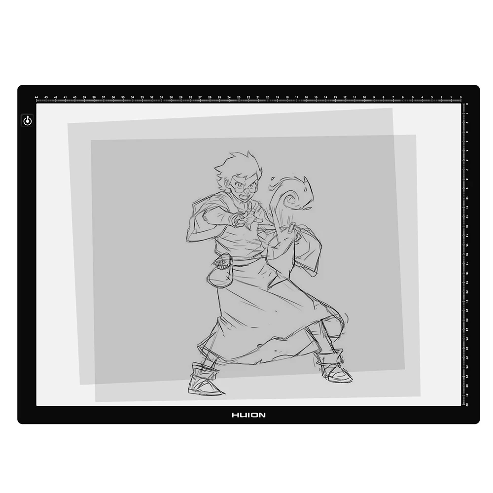Ультратонкие планшеты Huion LA3 для рисования с регулируемой яркостью и питанием от