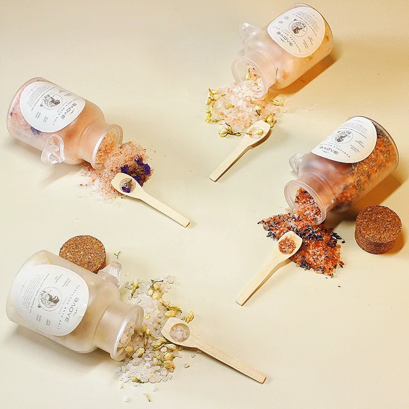 OEM Private Label Spa Relaxing Lavender Foot Soak Bath Scrub Body Epsom Salt Organic