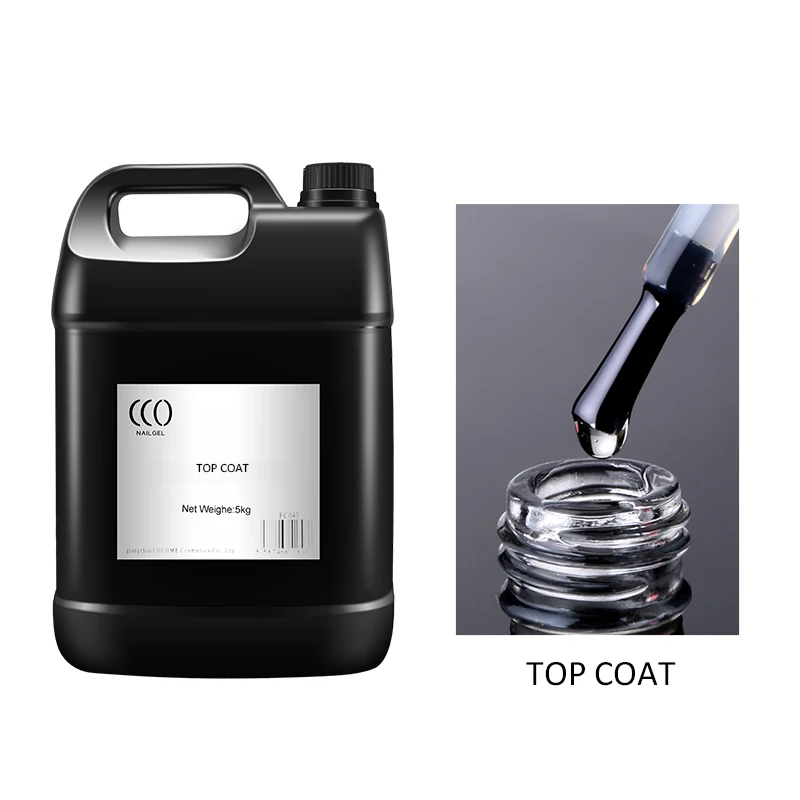 Wholesale Base Coat Shine Bright Top Coat Private Logo 2 in 1 Base & Top Coat