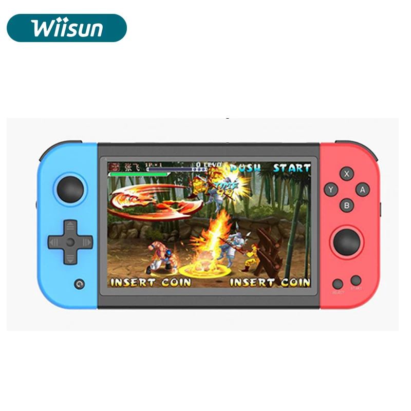 X51 Handheld Game Player 5.0 inch Screen Classic Retro Handheld Game Console Supports HD Output TV Gaming Consoles for GBA/NES