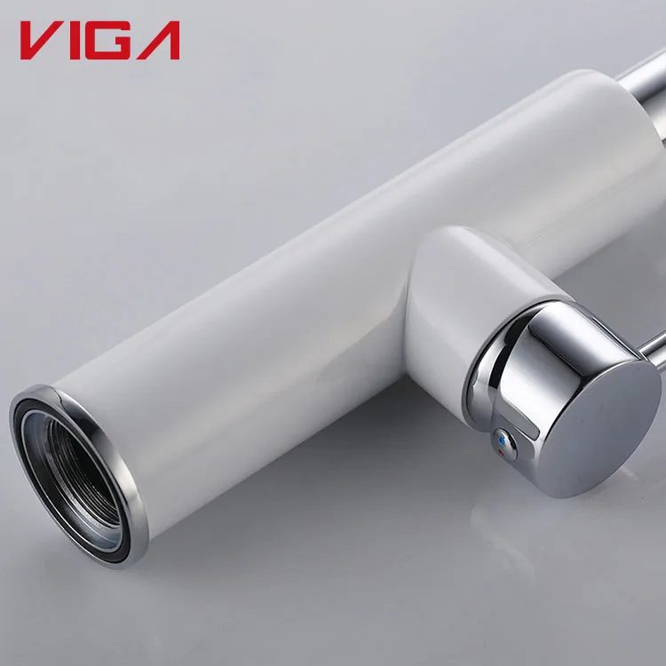Top Quality CUPC Certificate Sanitary Ware Silicon Elbow Hose Pull Down Kitchen Mixer Tap Faucet