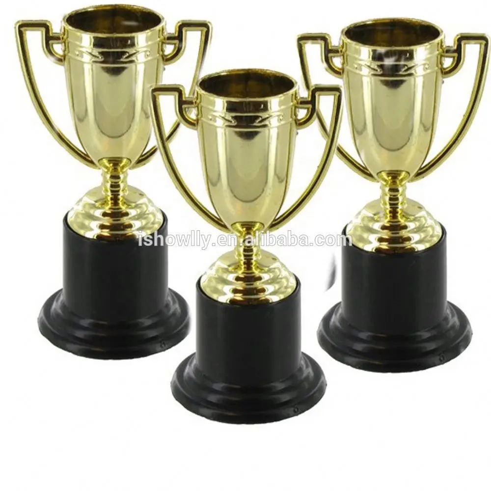 
High Quality Metallic Cups Plastic Parts Assembled Trophy Cups Customized Gold Award Souvenirs Cheap Trophies 
