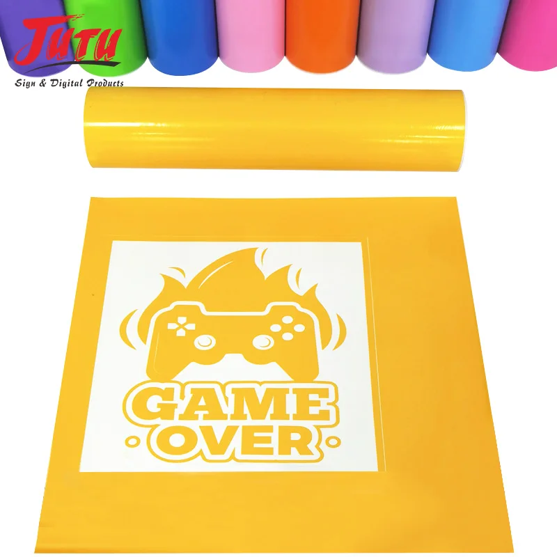 High Polymeric Wholesale Vinyl Warranty 3 4 5 Years Self Adhesive Color Cutting Vinyl Roll