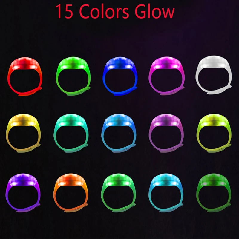 New Product LED Bracelet DMX Control Light Up Wristband Remote Controlled LED Bracelet 15 Colorful  LED Bracelet Led Wristband