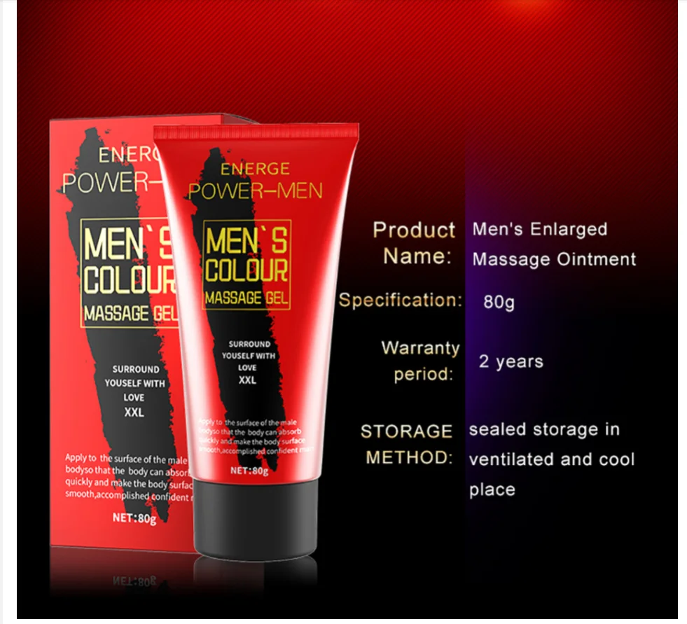 2022 Hot selling  Popular Herbal Big Penis Enlargement Gel penis massage cream