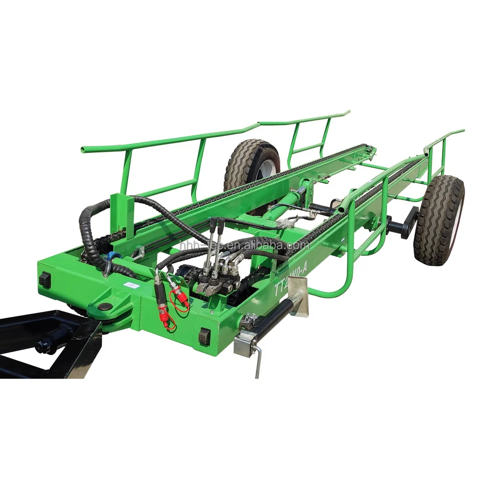 Good quality low price cheap orchard machinery chassis transport lift trailer for tractor