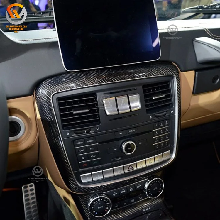 Внутренняя отделочная панель из углеродного волокна для Mercedes W463 G Class G550 G63 AMG 13 ~ 18