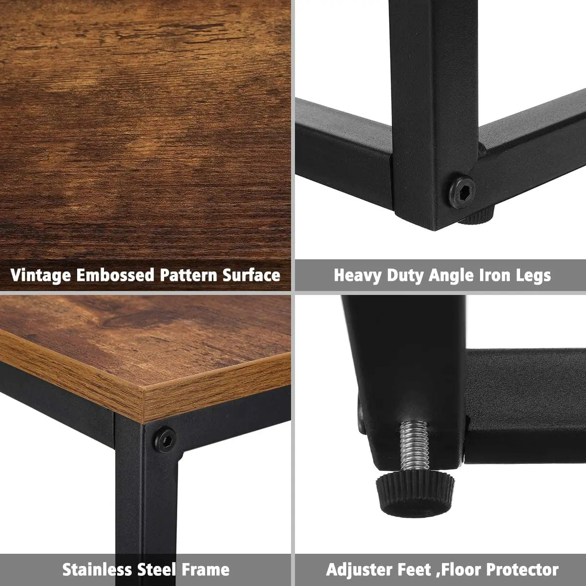  Home furniture side console tables modern metal rustic antique wood unique bedside sofa table for living room high