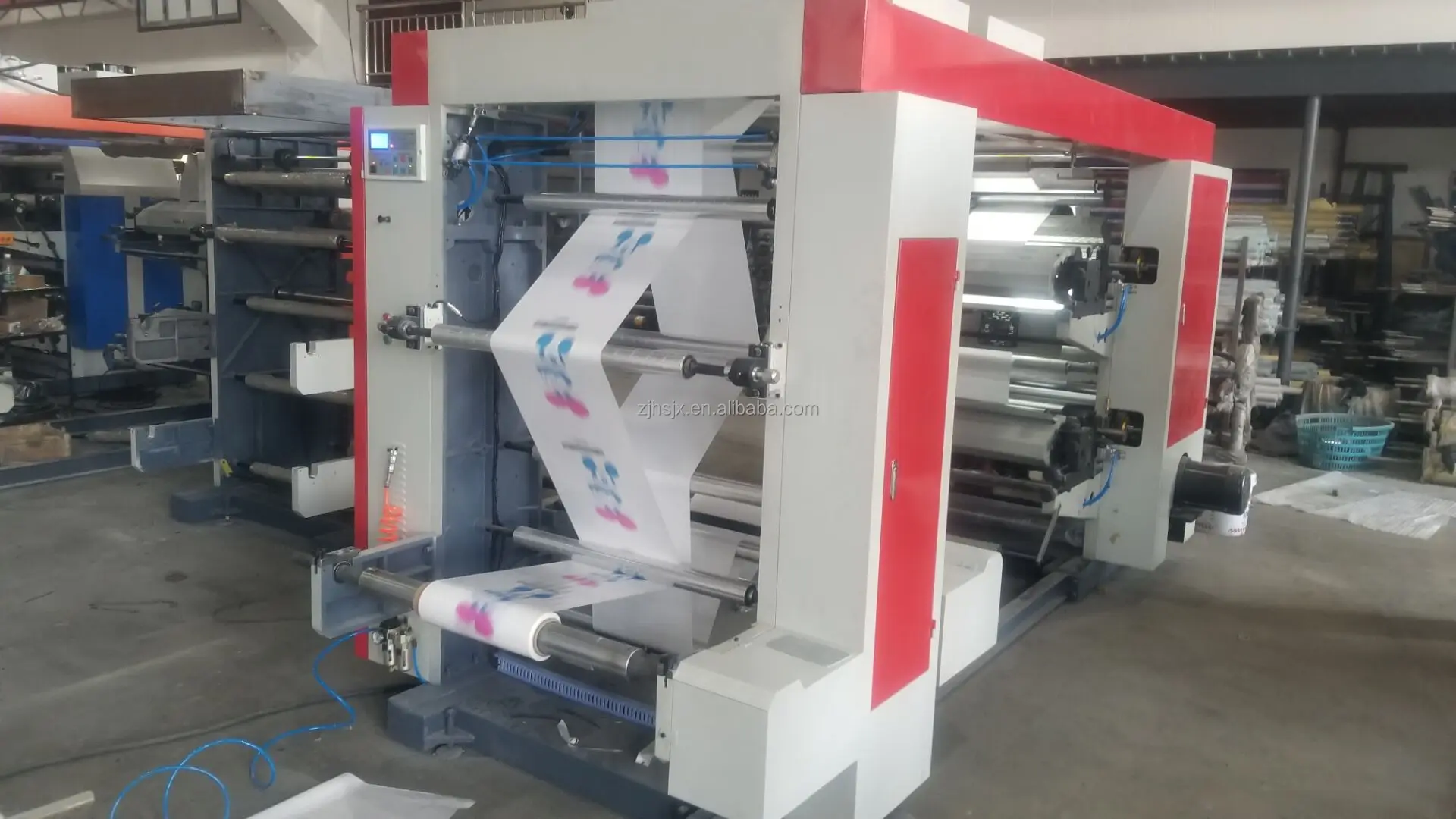 YT-4600 4 color flexo printing machine for plastic bag non woven fabric bag nylon bag printer