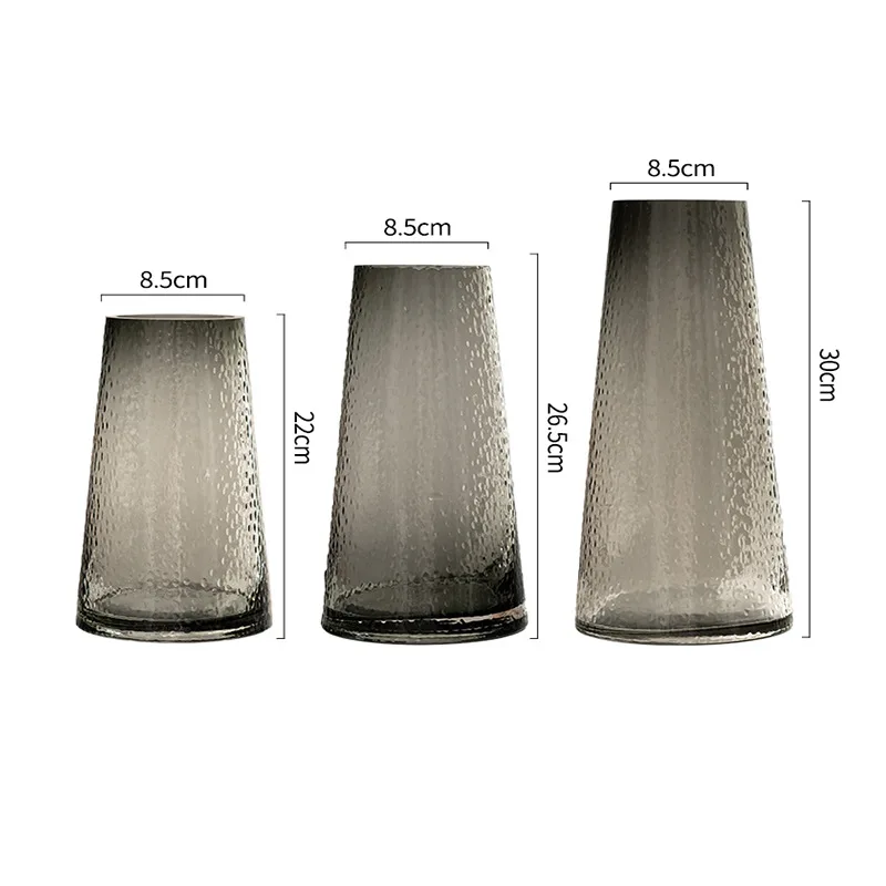 Decoration vases flower wedding decoration colored mini glass bottle vases for flower decoration