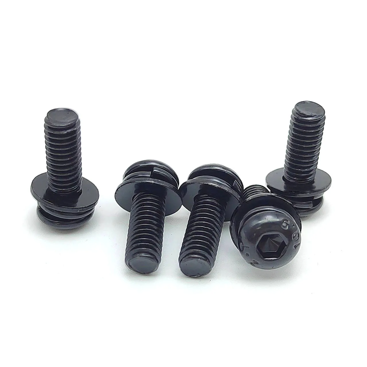 screw China factory alloy steel high grade hex socket screw cap screw button head 10.9 assembled  ISO7380 screws wholesale