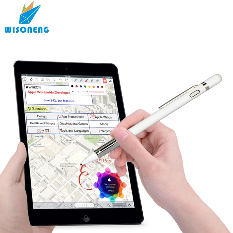 Usb charge smartphone white touch screen wireless pen for laptop