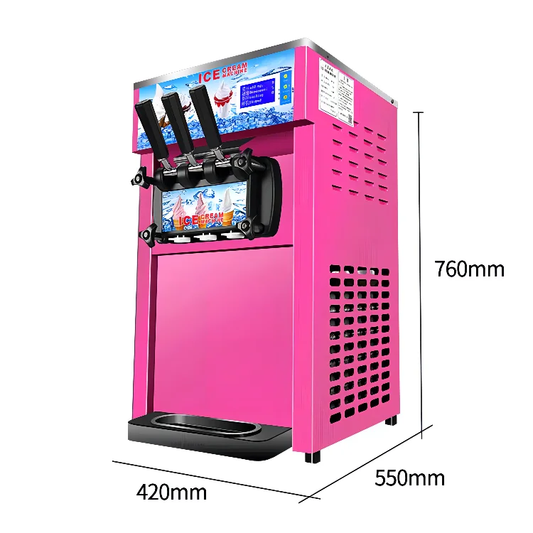 Small commercial ice cream machine water bar milk tea ice cream machine