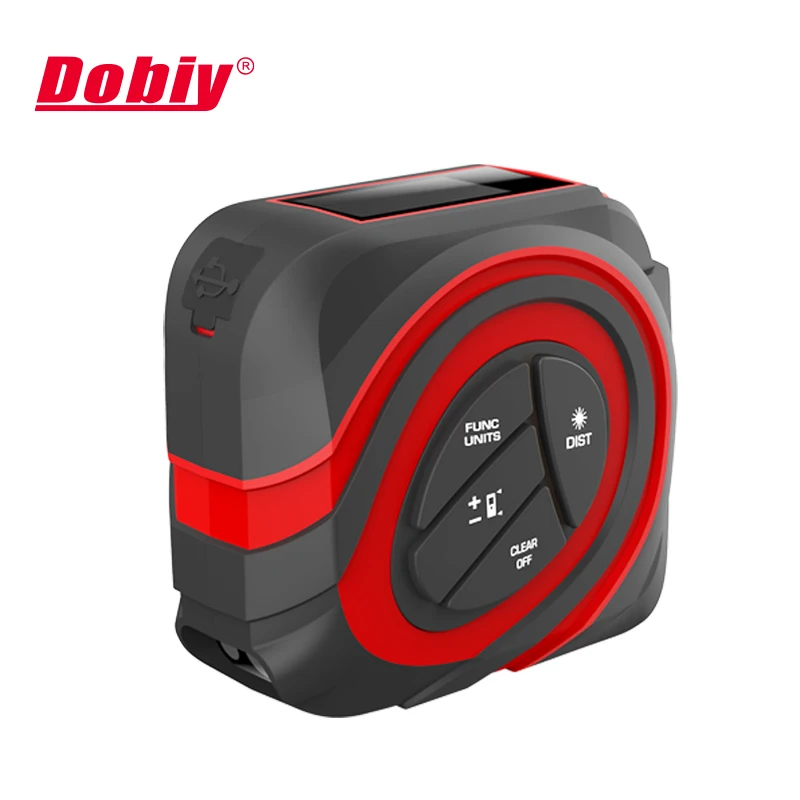 
Dobiy Factory 3 In 1 Digital Tape Meter Manufacturer 2 In 1 Laser Tape Meter Built-in Rechargeable Battery 