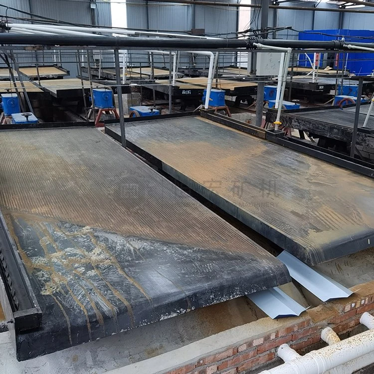 6S Series Alluvial Gold Gravity Machine 1.1KW Table Gold Concentrator Gemini Vibrating Shaker Table