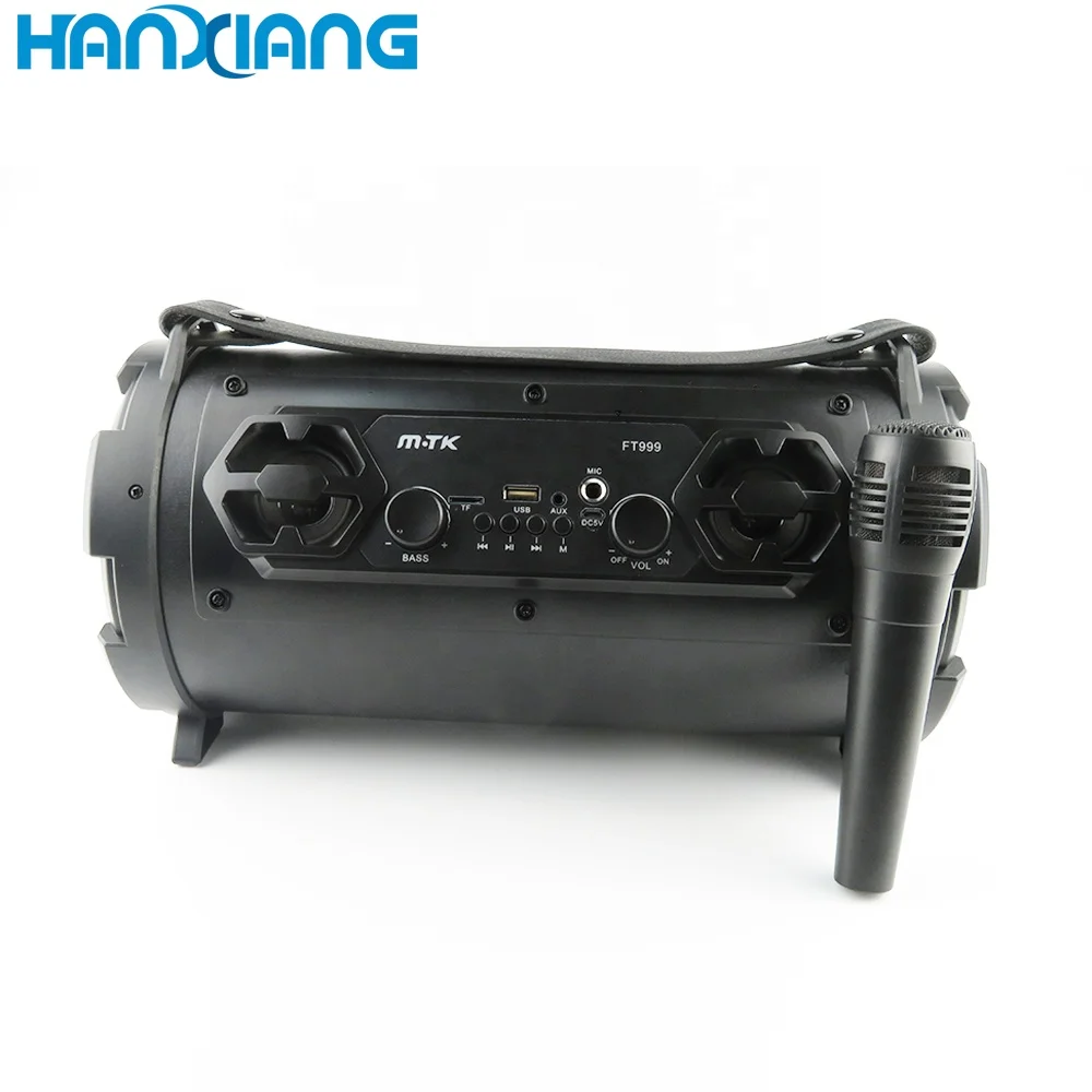 
Super Bass Sound Wireless 20W Portable BT LED Light Microphone 1500mAh Speaker for Cellphone 