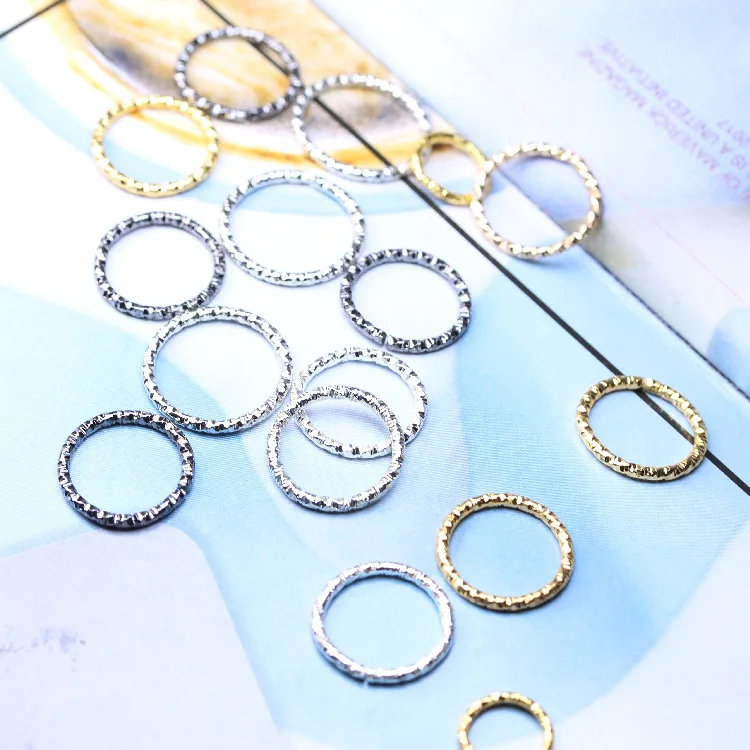 100pcs/lot Round Jump Good Quality Rings Twisted Open Split Rings Connector For Creating Jewelry Makings Findings Supplies DIY