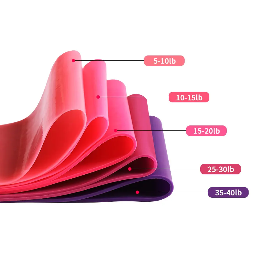 Спортивный тренажерный зал, эспандер, оборудование для тренировок, Йога, Пилатес, силовые тренировочные ленты, набор эластичных лент для фитнеса