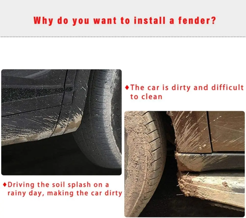 Car Accessories For Toyota RAIZE Daihatsu Rocky 2021+ Mud Flaps Splash Guards Fender Flares Mudguards Mudflaps Mud Guards