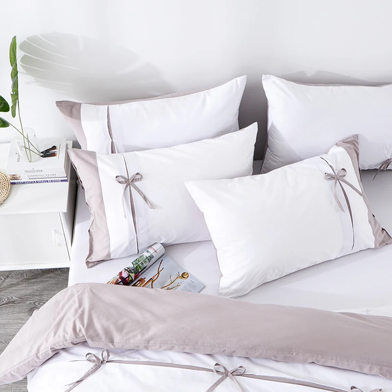  Ruikasi RKSB-0296 Wholesale 100% Cotton Fashion Bedsheet Set Duvet Cover Quilt Bed Sheet With Butterfly