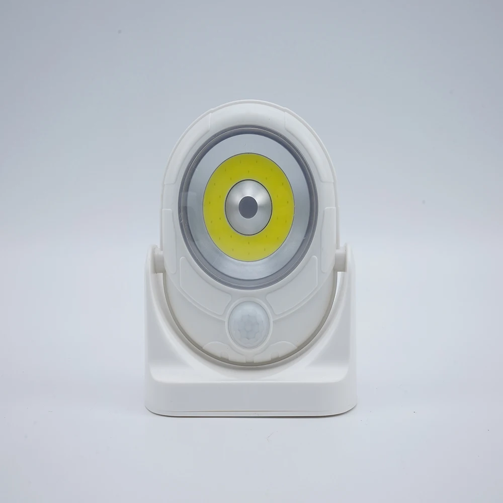 COB Modern Outdoor Household Abs White Round 6V Led Motion Sensor Lights For Indoor