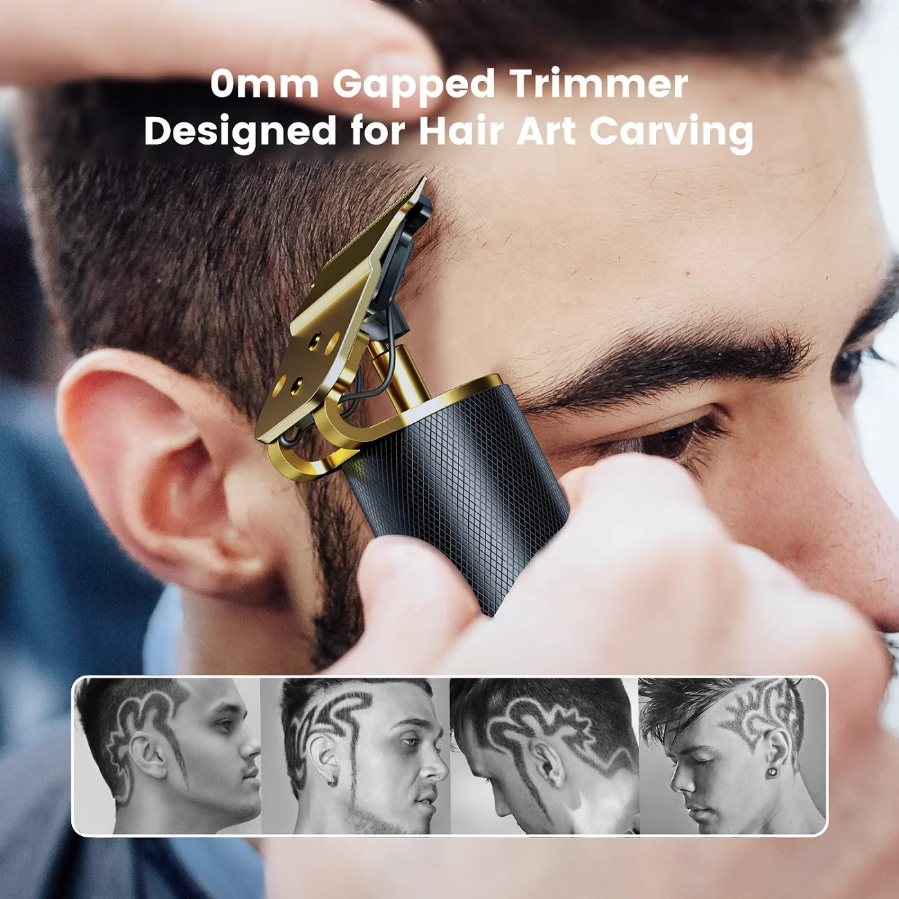 T9 Hair Trimmer  Cordless Trimmer Men 0mm Baldheaded Hair Clipper Finish Hair Cutting Machine
