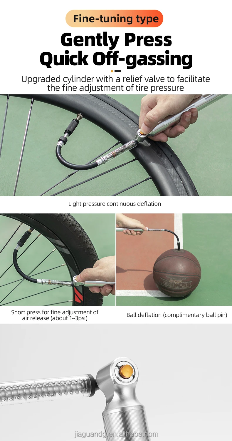 Portable Compact Bicycle Air Bike Portable Mini Bike Pump Air Pump High Pressure Mini Bike Bicycle Air Pump