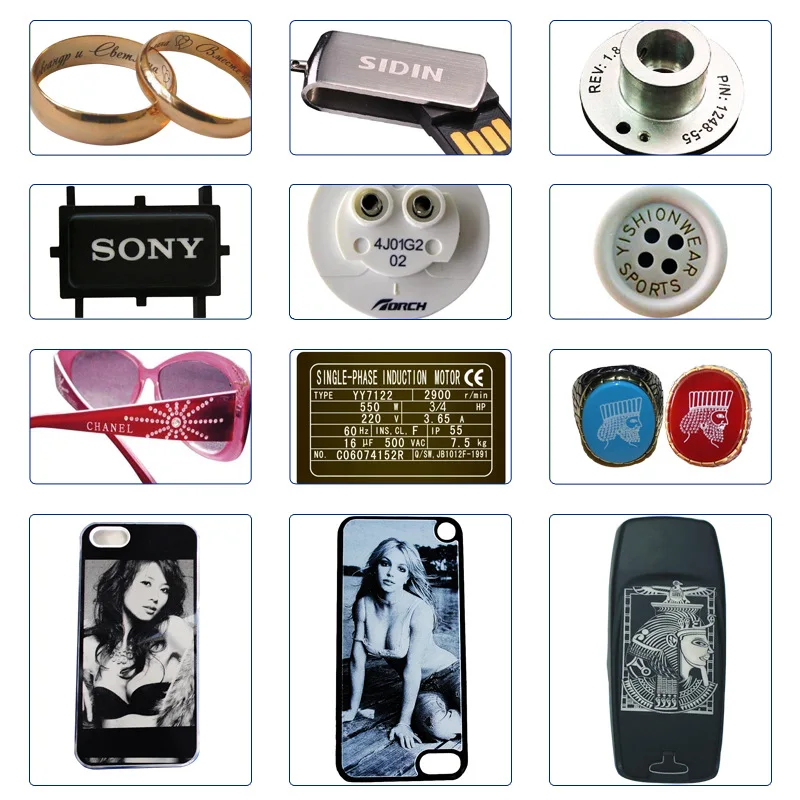 Factory Custom Service 20W 30W Makers Mark Adobe After Effects Fiber Laser Marking Machines